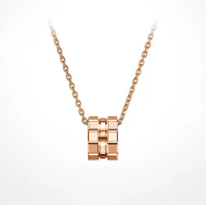 XB-797005-5001 small plaid light gold pendant