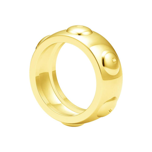 LV-Q88044 8.8mm six-circle wave body wide arm bar ring