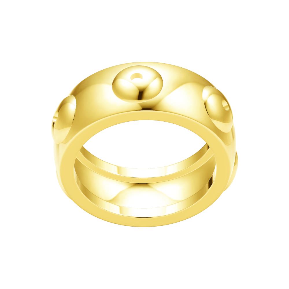LV-Q88044 8.8mm six-circle wave body wide arm bar ring