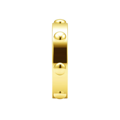 LV-Q58813 4.35mm mixed small round wave body bar ring