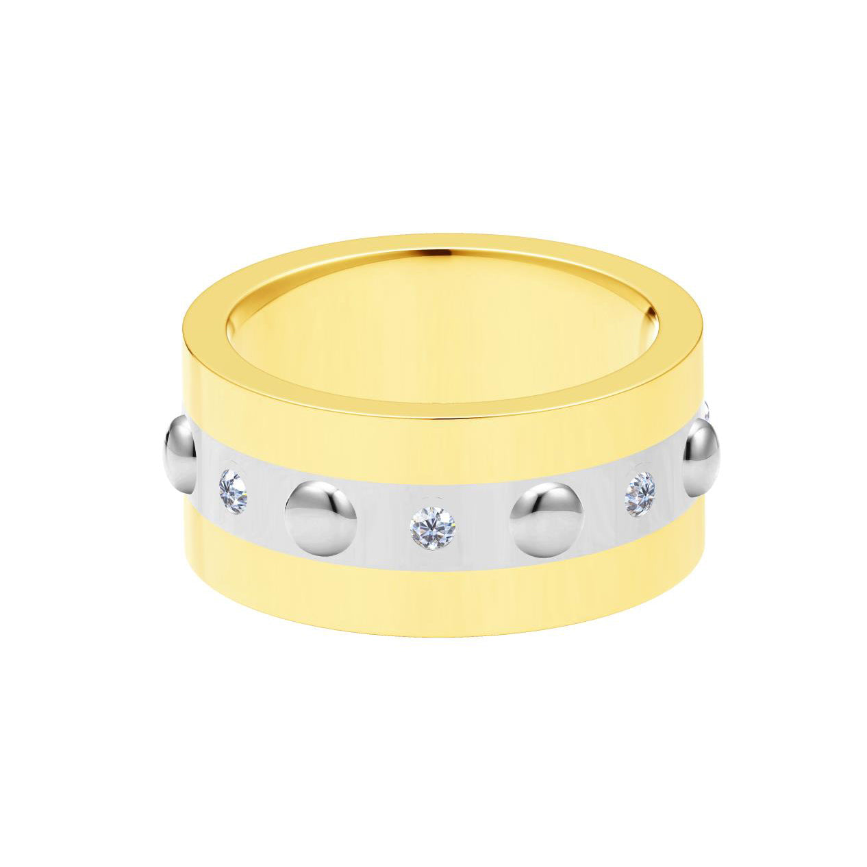 LV-Q30984 10.4mm small round bead 3-layer ring 19#