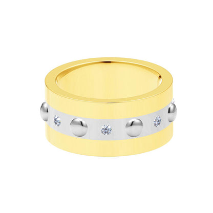 LV-Q30984 10.4mm small round bead 3-layer ring 19#