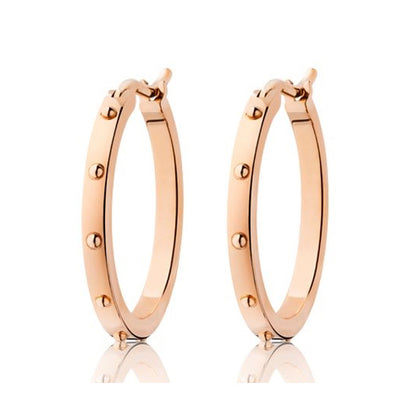 LV-Q96251 small round bead hoop earrings