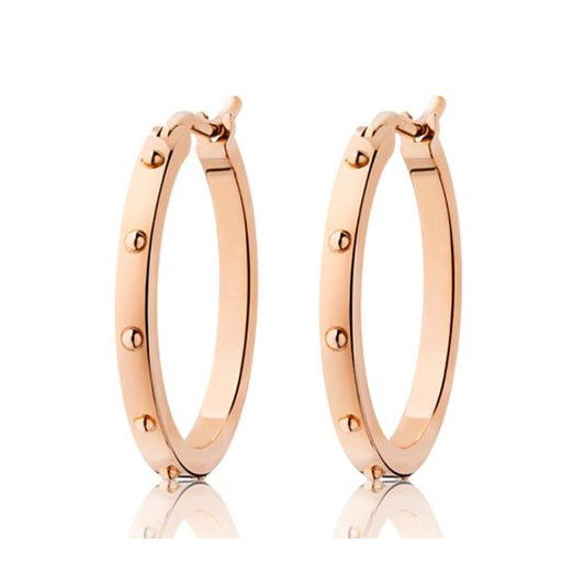 LV-Q96251 small round bead hoop earrings