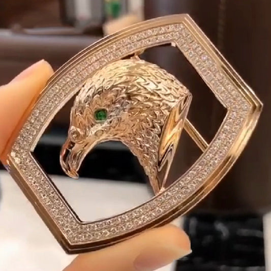 SDF-319748 Eagle Head Belt Buckle