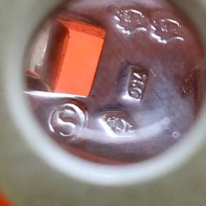 AMS-H44833光金蛋形H链项链