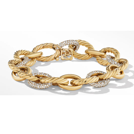 DWYM-B17334 twisted rope egg-shaped chain bracelet