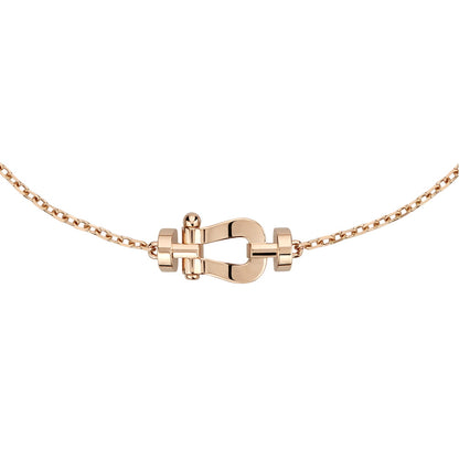 FLD-6B1141 Extra small light gold horseshoe rope bracelet guest version