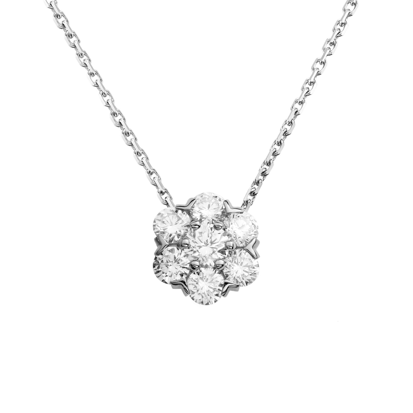 VCARA48600 9.5mm wide V-shaped six-claw six-circuit one pendant