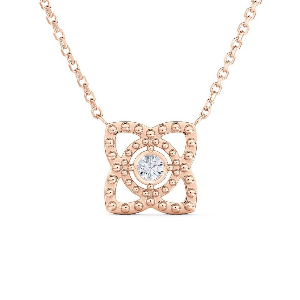DBES-N103517 bead bead bead plum blossom lotus bolt chain pendant necklace
