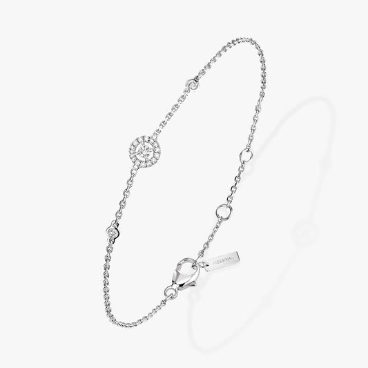 MSK-05337 Extra Small Four-Prong Circle Bracelet