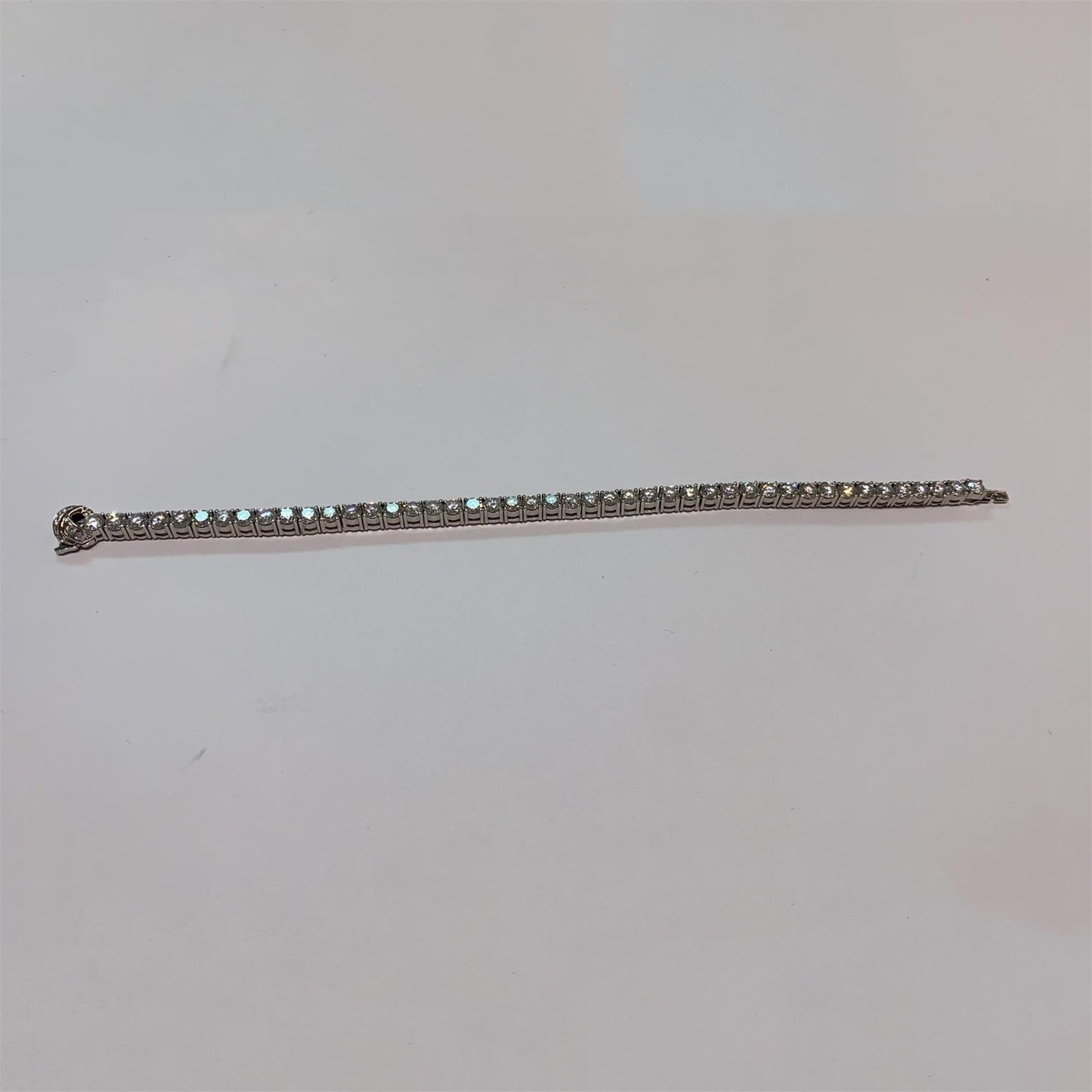 SM-083335 Cross head four-prong 15-point diamond 15cm bracelet