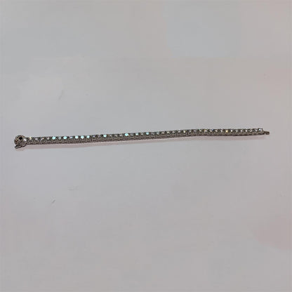 SM-083335 Cross head four-prong 15-point diamond 15cm bracelet