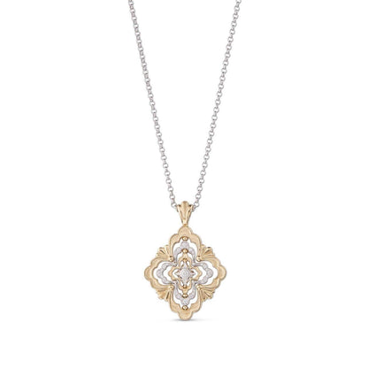 BQLT-JAUPEN022324 European style pendant four-leaf clover three-layer middle movable pendant
