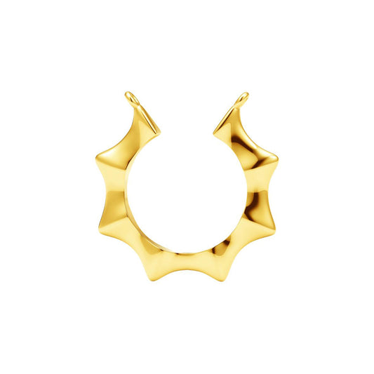 GC-KP0002A Sun Octagonal Bamboo Tie Chain Pendant