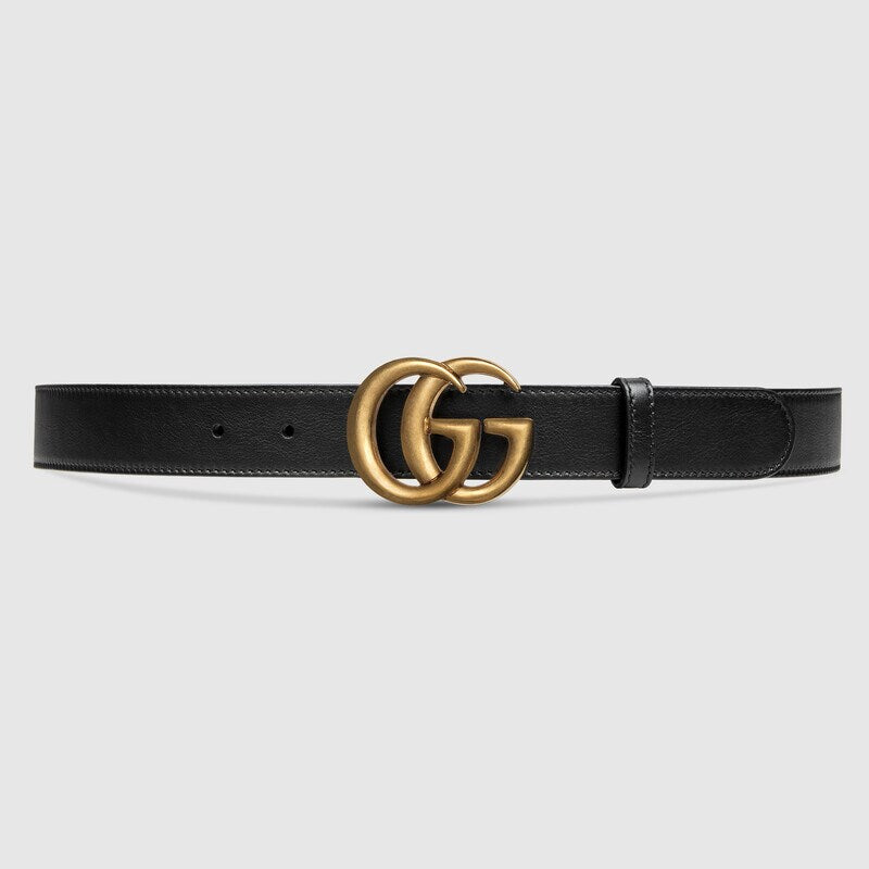 GC-414516 Double G buckle leather belt