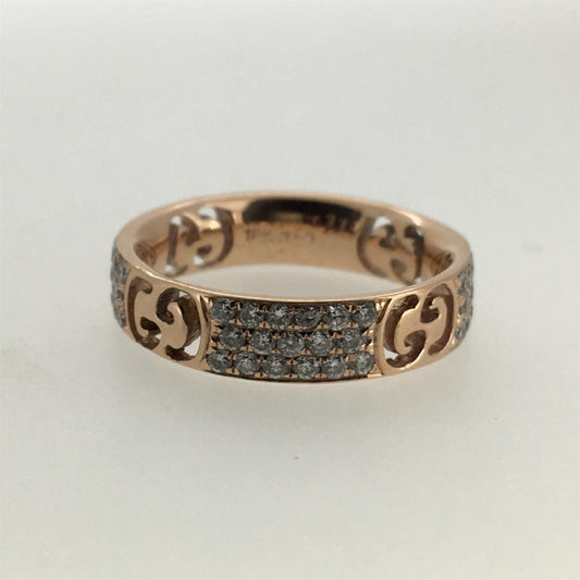 GC-139344 5mm wide guest version interlocking double G ring
