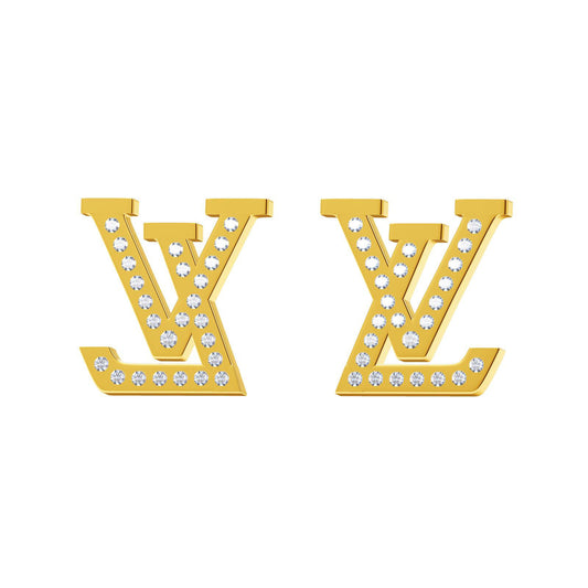 LV-M51607 Letter LV earrings