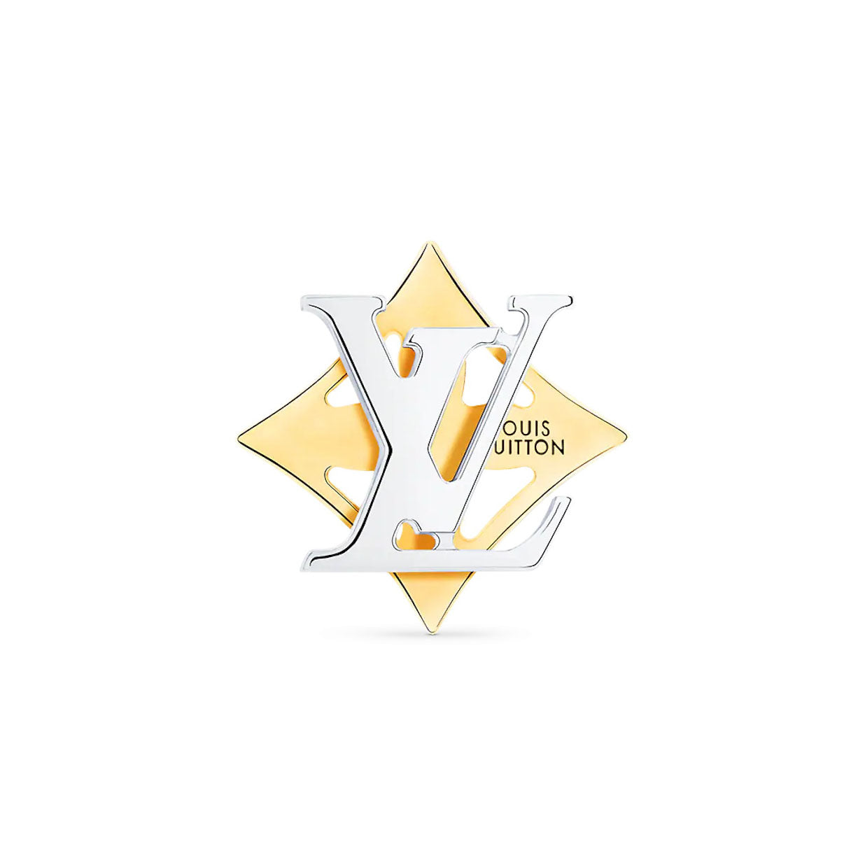 LV-Q06171双面四叶草字母logo耳钉