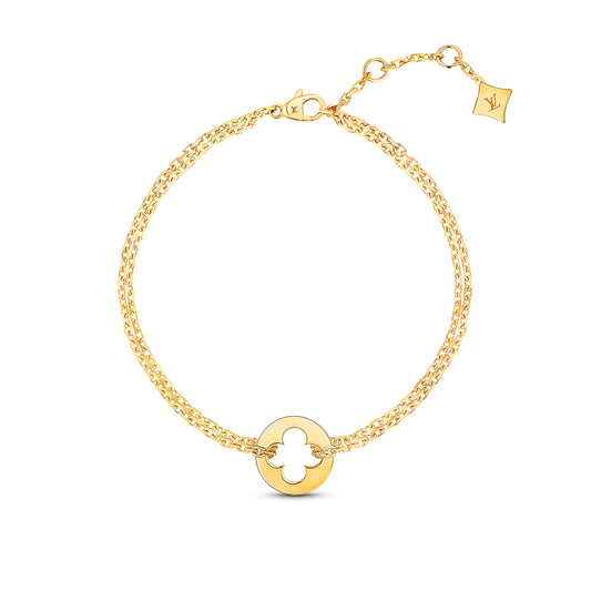 LV-Q95619 12mm wide Passepartout four-leaf clover bracelet