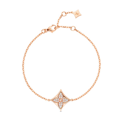 LV-Q47843 full diamond single flower bracelet