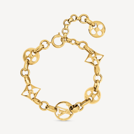 LV-M69583字母logo梅花手链