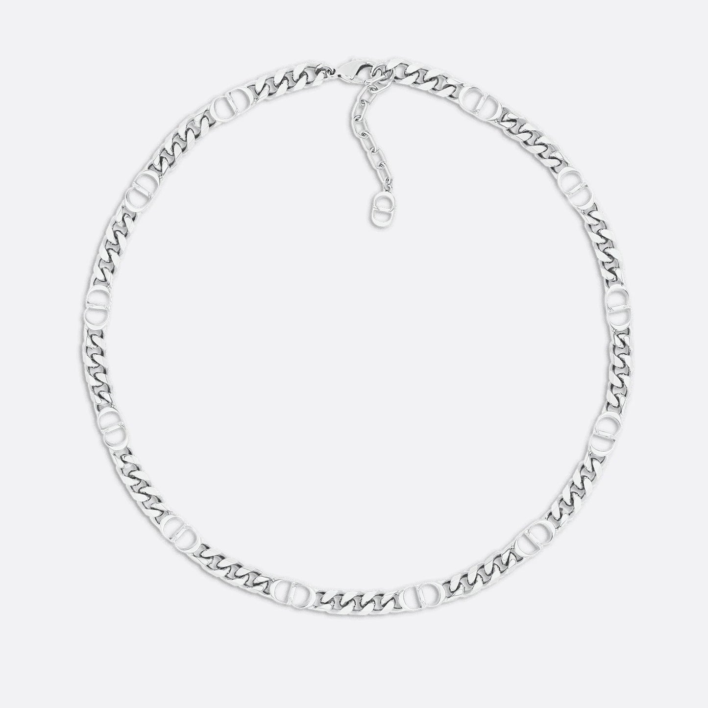 DA-N1574HOMMT width 5.7mm denim chain letter CD necklace