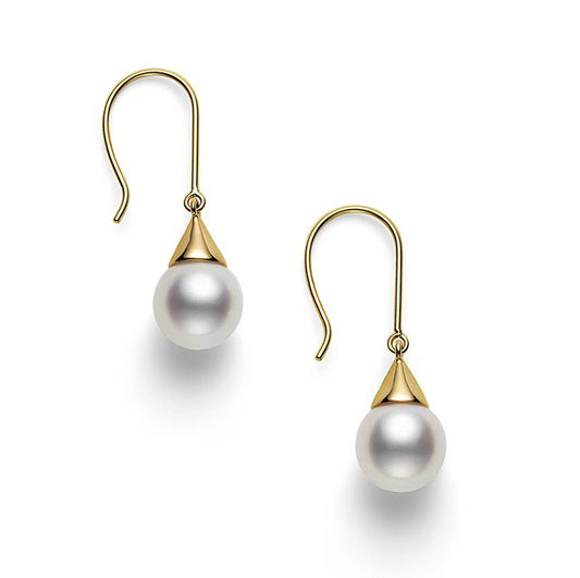 TSQ-E-4014 Cone Pearl Ear Hooks