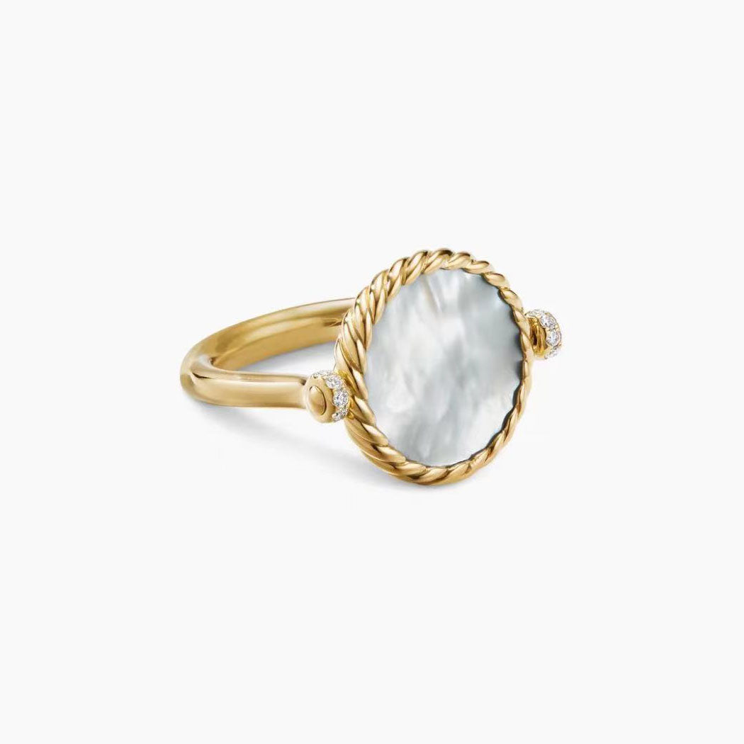 DWYM-R16811 agate turn ring