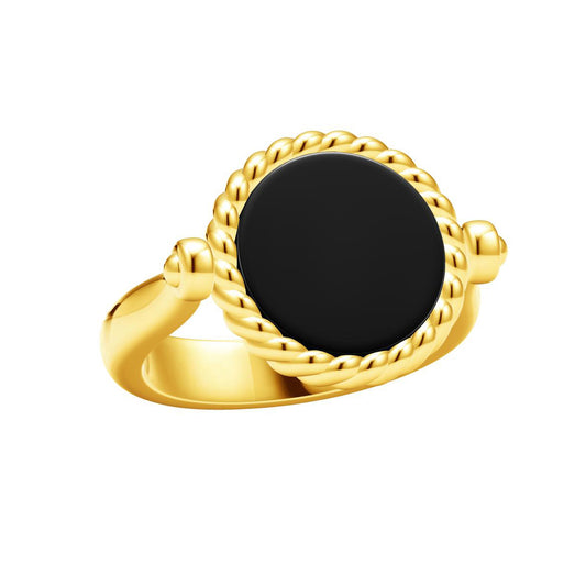 DWYM-R16811 agate turn ring