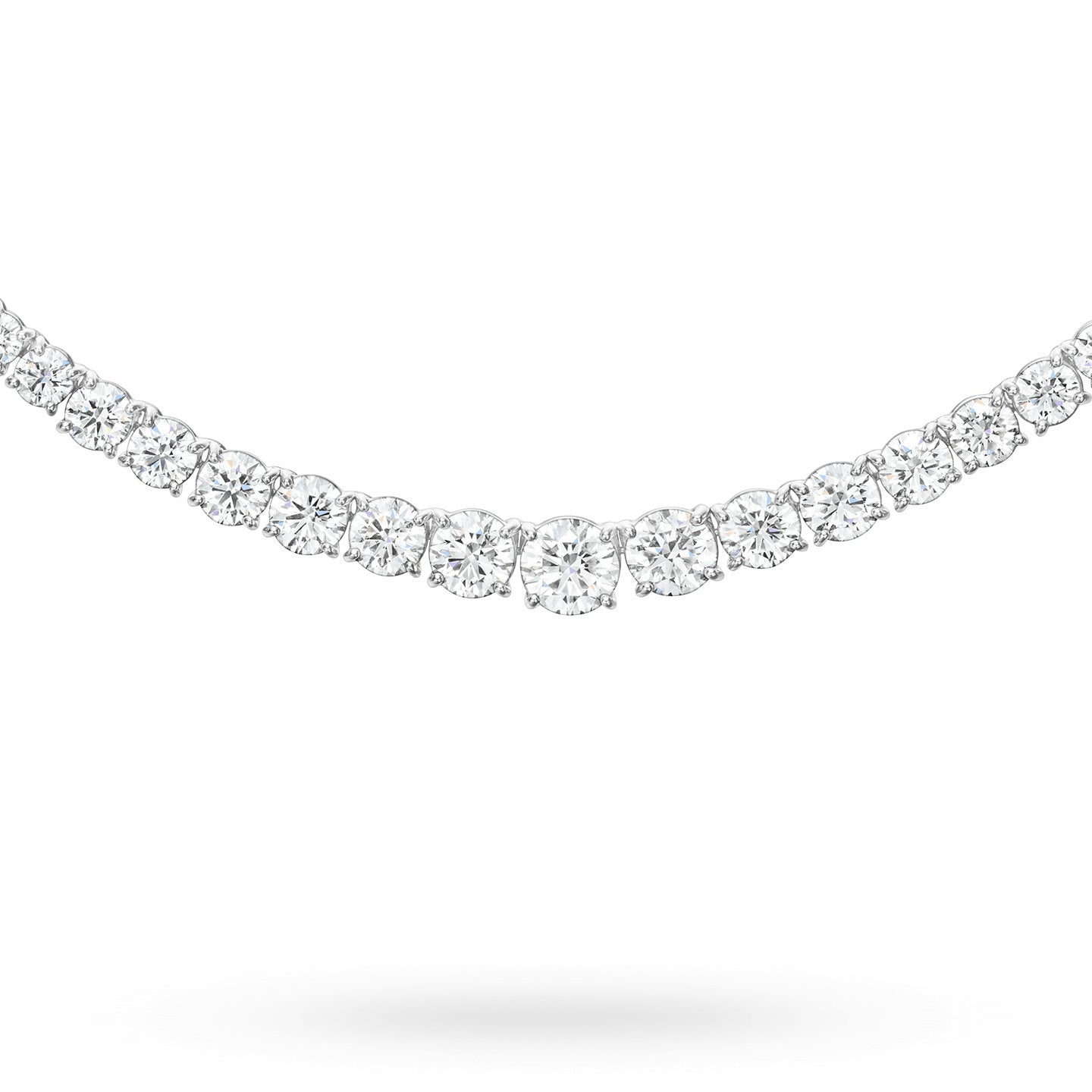 HW-NKDPSR012RI four prong inlaid necklace 40cm