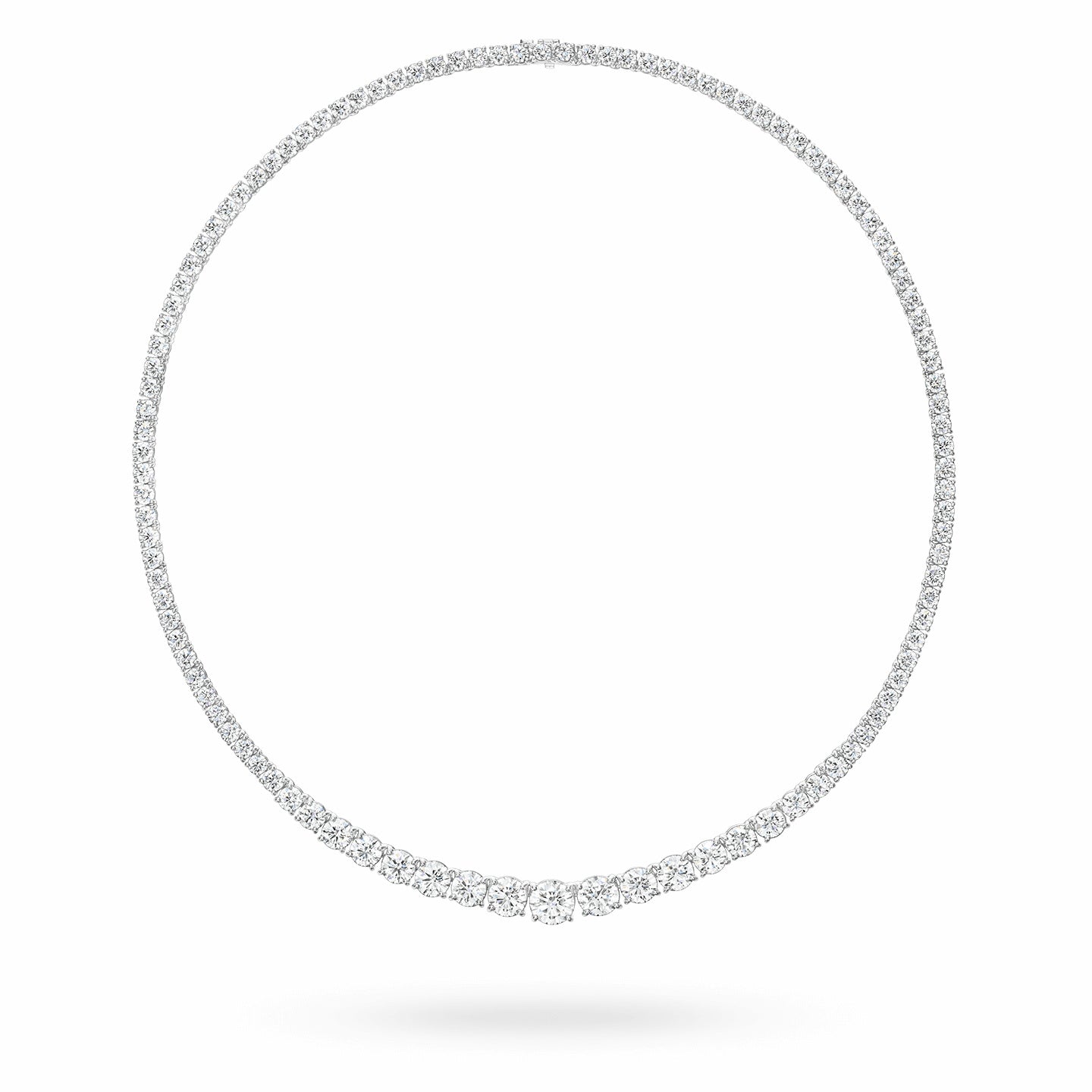 HW-NKDPSR012RI four prong inlaid necklace 40cm