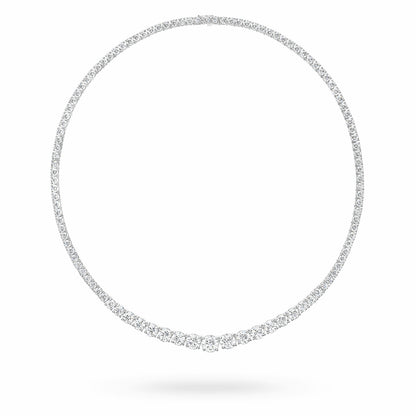 HW-NKDPSR012RI four prong inlaid necklace 40cm