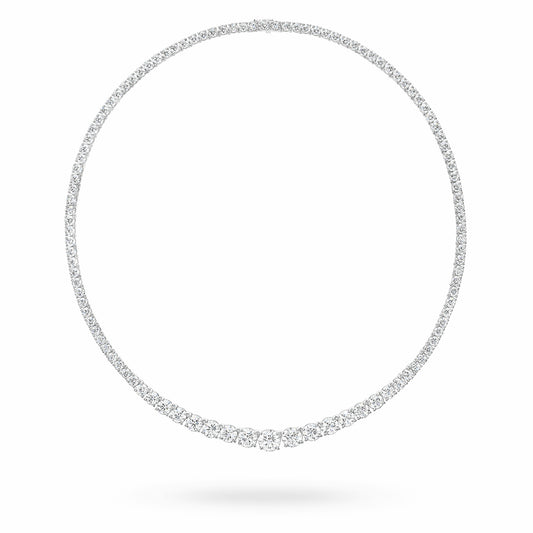 HW-NKDPSR012RI four prong inlaid necklace 40cm
