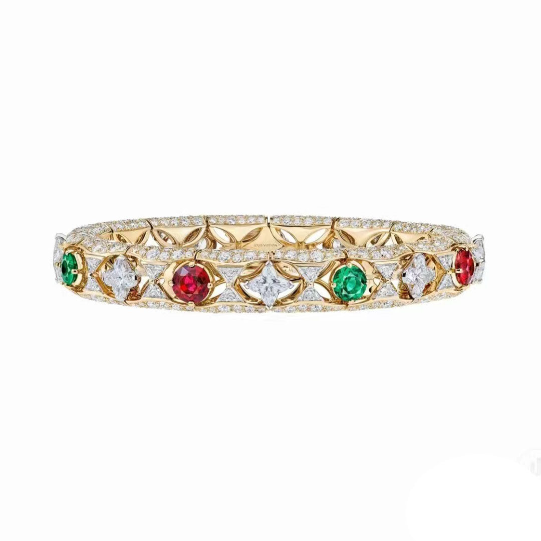 LV-Q95583 full diamond colorful treasure special-shaped bracelet