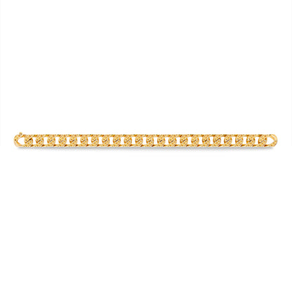 LV-Q05816 9.3mm wide link denim bracelet