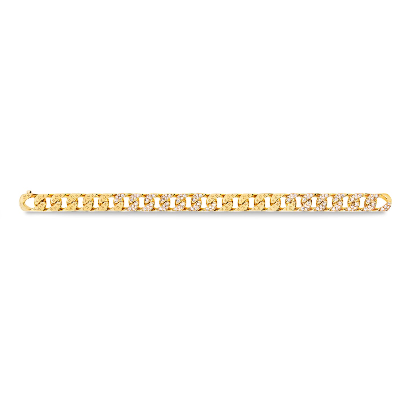 LV-Q05816 9.3mm wide link denim bracelet