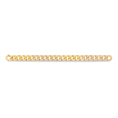 LV-Q05816 9.3mm wide link denim bracelet
