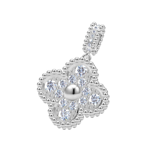 VCA28193 15mm wide middle light bead original four-leaf clover pendant