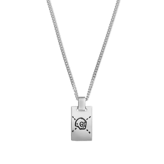 GC-455315 Letter Skull Square Tag Pendant
