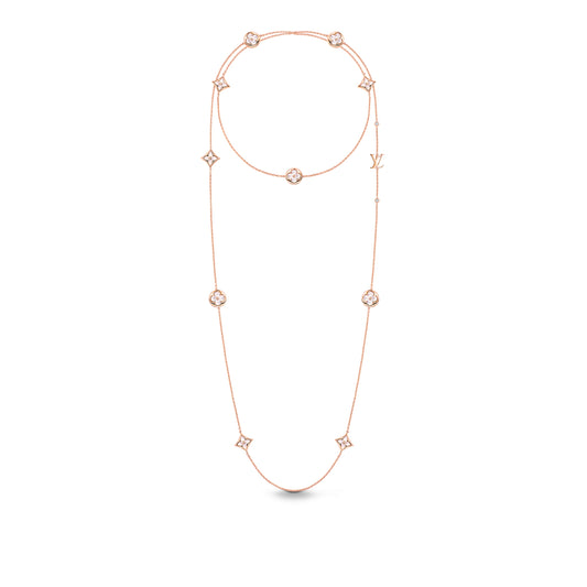 LV-Q94299 Plum Blossom Flying Standard 11 Flower Necklace