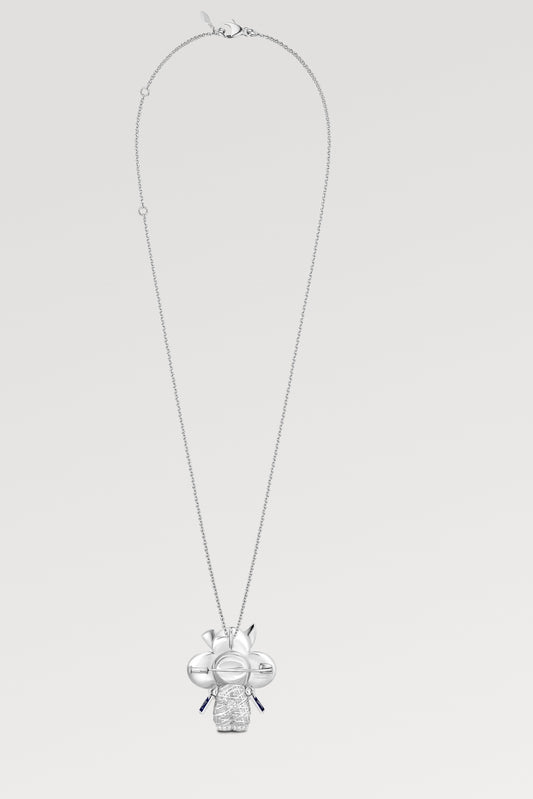 LV-Q93975 rabbit four-leaf clover dual-purpose brooch pendant