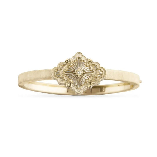 BQLT-JAUBRA018011 diamond flower bracelet