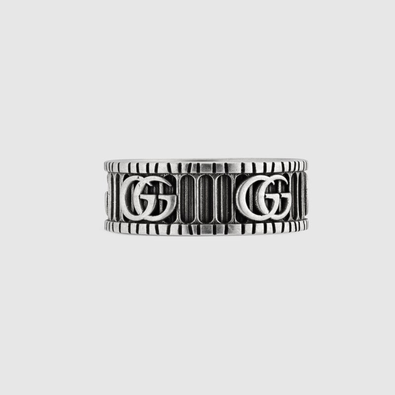 GC-551899双G字母立体条纹戒指