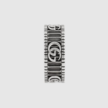 GC-551899双G字母立体条纹戒指