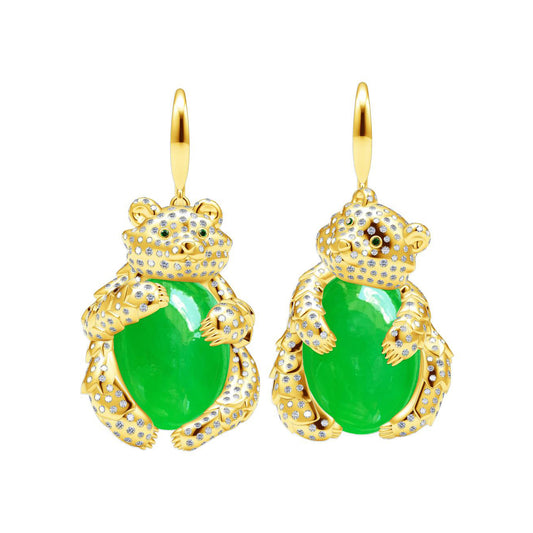 VCA654515 bear earrings