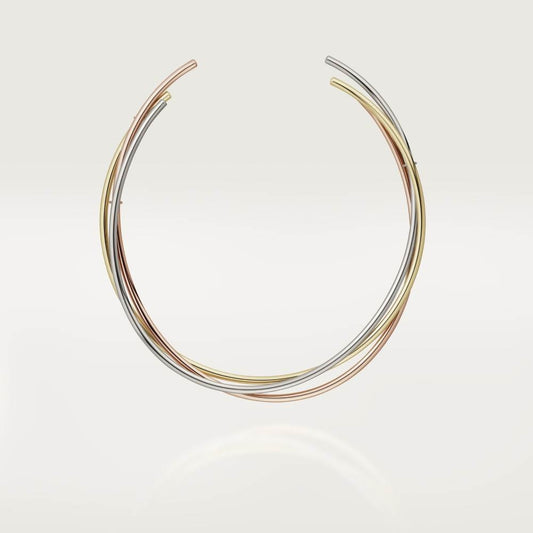 KDY-B7224880 three-ring three-color necklace