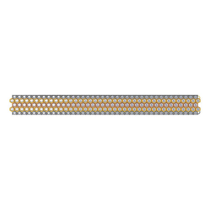 SM-089199宽17.5mm满钻蜂巢手链
