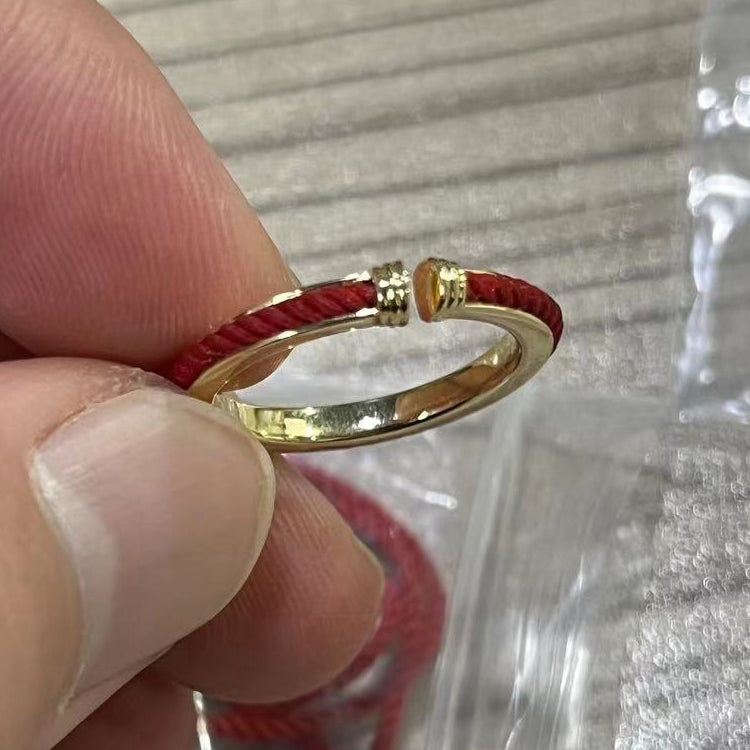 HS-620927 red string open ring