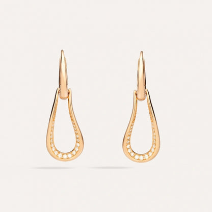 BMLD-POC1021 Irregular large paper clip U-shaped egg-shaped ear hooks